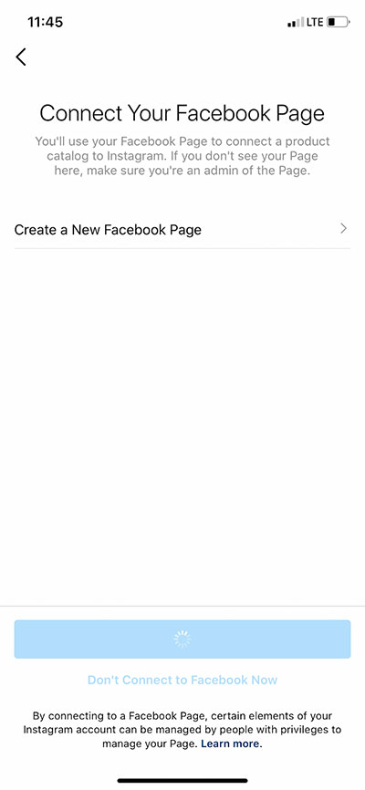 Connect your facebook page