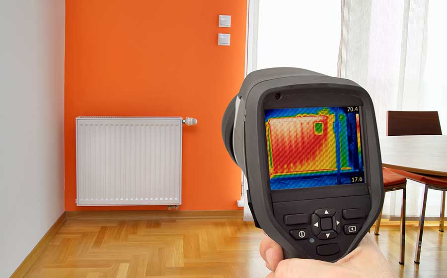 Thermal imaging for home inspections
