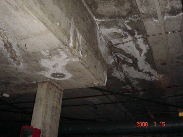 Ceiling water damage