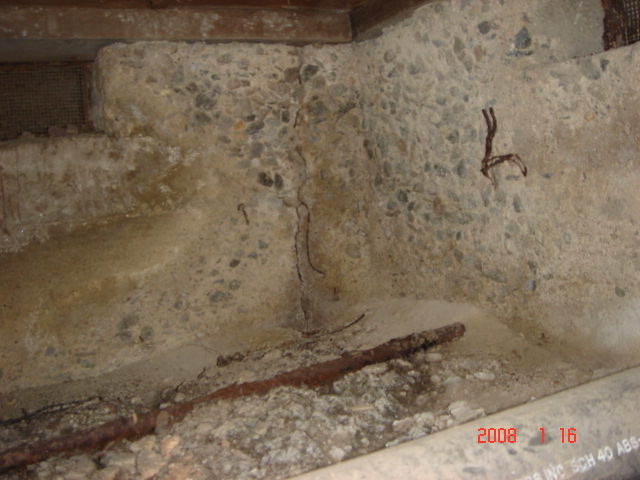 Foundation deterioration